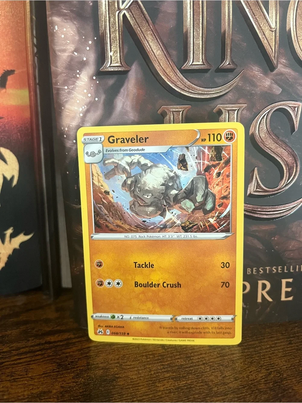 Graveler Pokemon Crown Zenith Regular Card 068/159